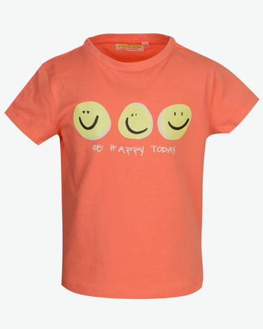 someone tshirt smiley JOEPIE SG 02 G FLOU CORAL