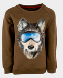 stones and bones long sleeve Tougher WOLF caramel 