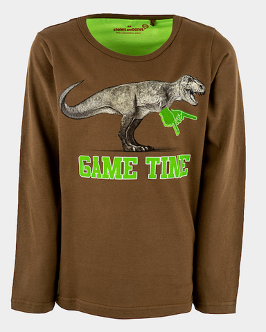 stones and bones long sleeve dino 21856 Skipper GAME TIME khaki