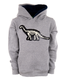 stones and bones sweater hoodie Florida BRONTOSAURUS grey 29702 dino