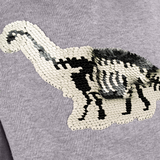 stones and bones sweater hoodie Florida BRONTOSAURUS grey 29702