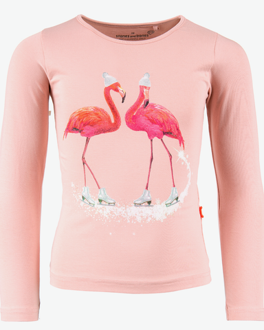 stones and bones t-shirt lange mouwen FLAMINGO 31791 meisjeskleding gent