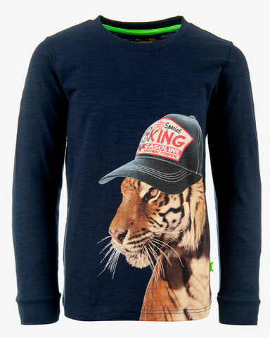 stones and bones t-shirt tijger Tougher CAP navy